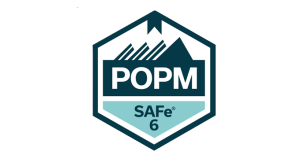 safe for PO PM product owners managers POPM badge sclaed agile transparent logo png