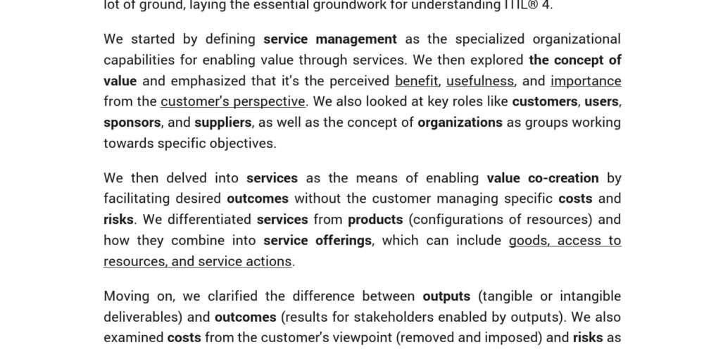 ITIL®4 Made Easy - Your Foundation Exam Prep Cookbook