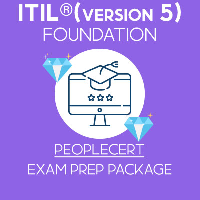 itil (version 5) foundation peoplecert official exam preparation materials package