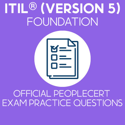 itil (version 5) foundation peoplecert official practice mock exam questions